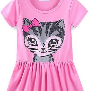 Girls Cat Dress